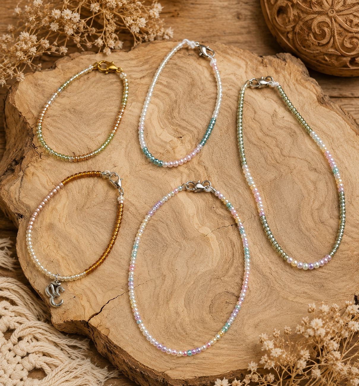Chevillières " Perles"