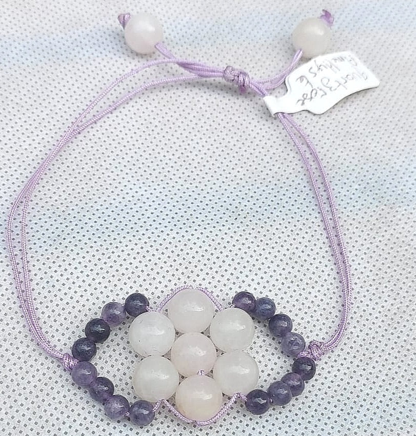 Bracelet "Fleur Rose"