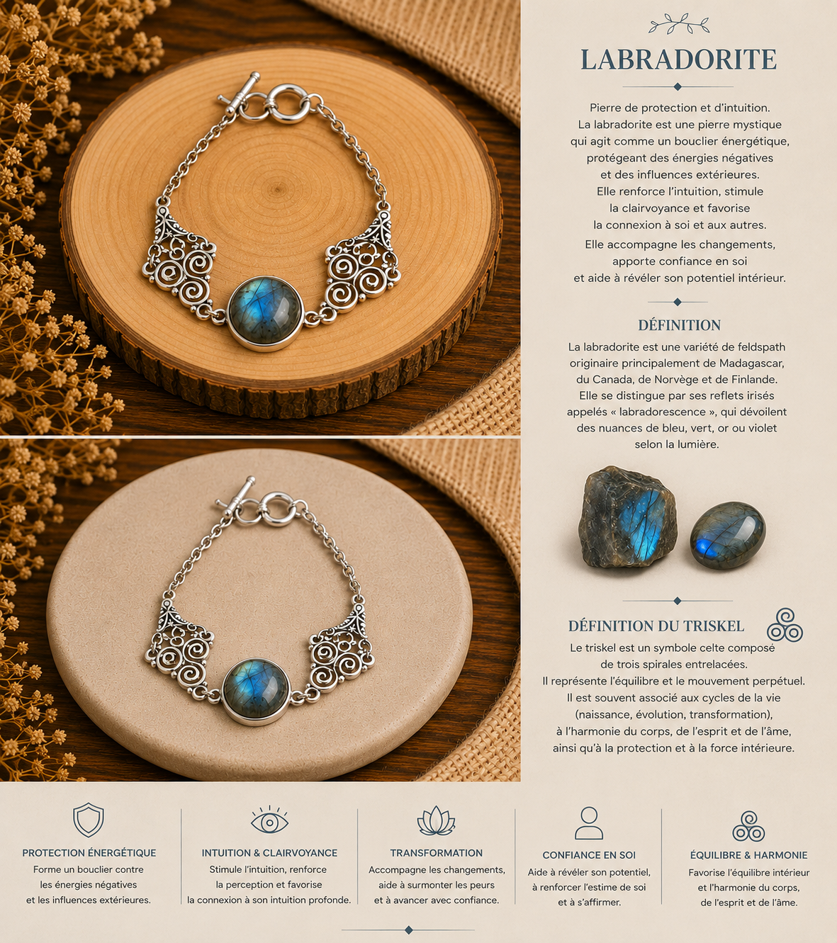 Bracelet "Triskel"
