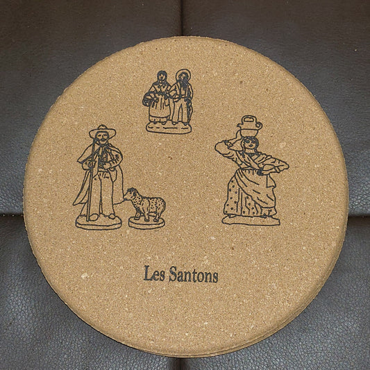 Dessous de platen  liège "Les Santons"