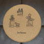 Dessous de platen  liège "Les Santons"
