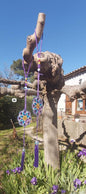 Pendentifs mandalas violet