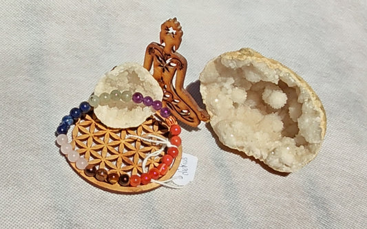 Bracelet "7 chakras" 6mm