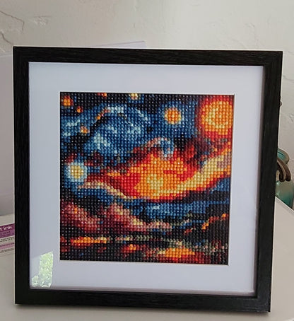 Tableau nuit étoilée