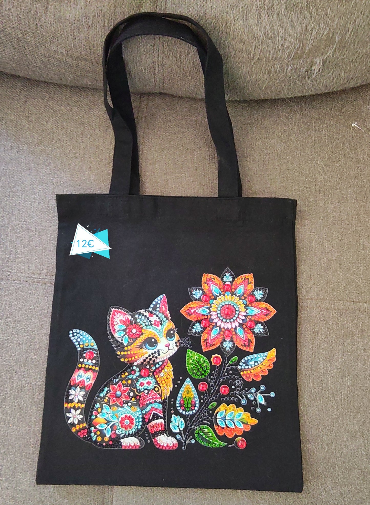 Sac  chat coloré
