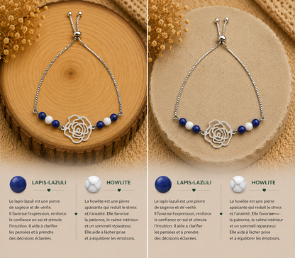 Bracelet "Fleur Bleu"