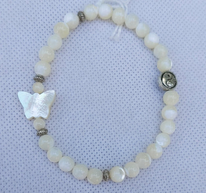 Bracelet "Papillon Nacré"