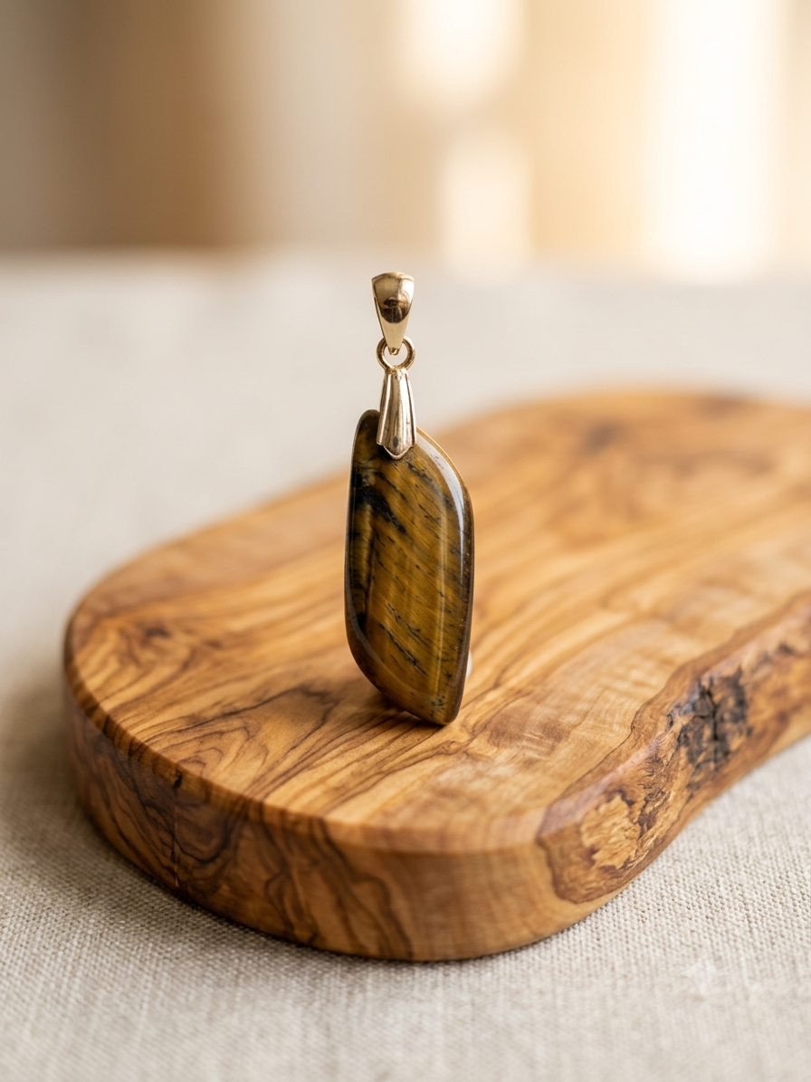 Pendentif "Oeil du tigre"