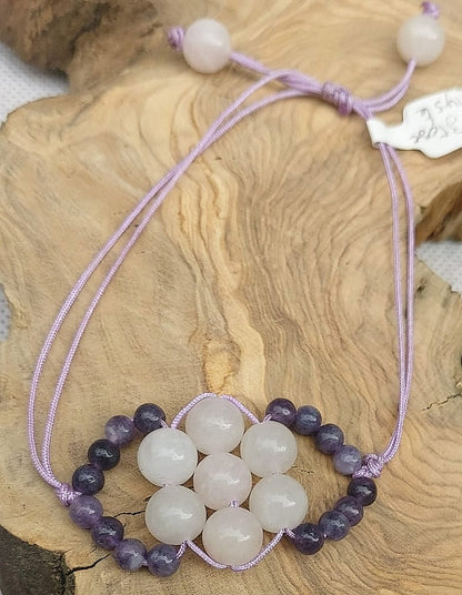 Bracelet "Fleur Rose"