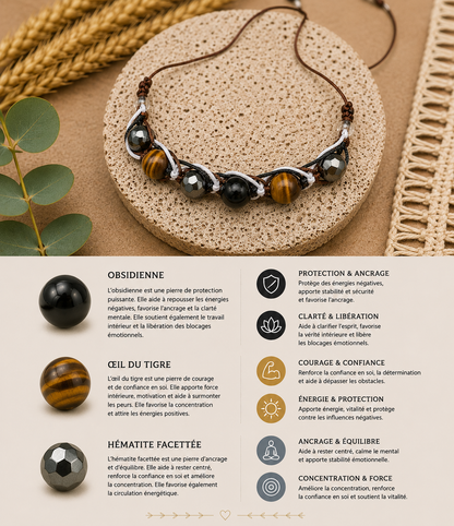 Bracelet "Macramé Protection"