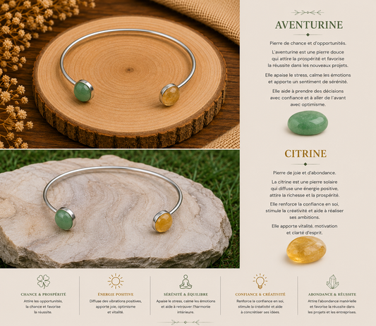 Bracelet "Duo Abondance"