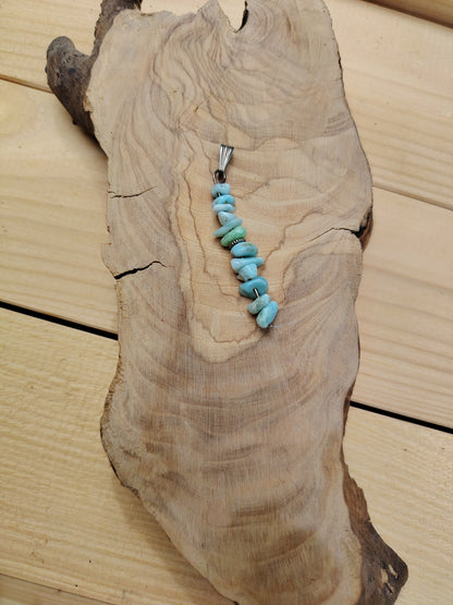 Pendentif "Chips Larimar"