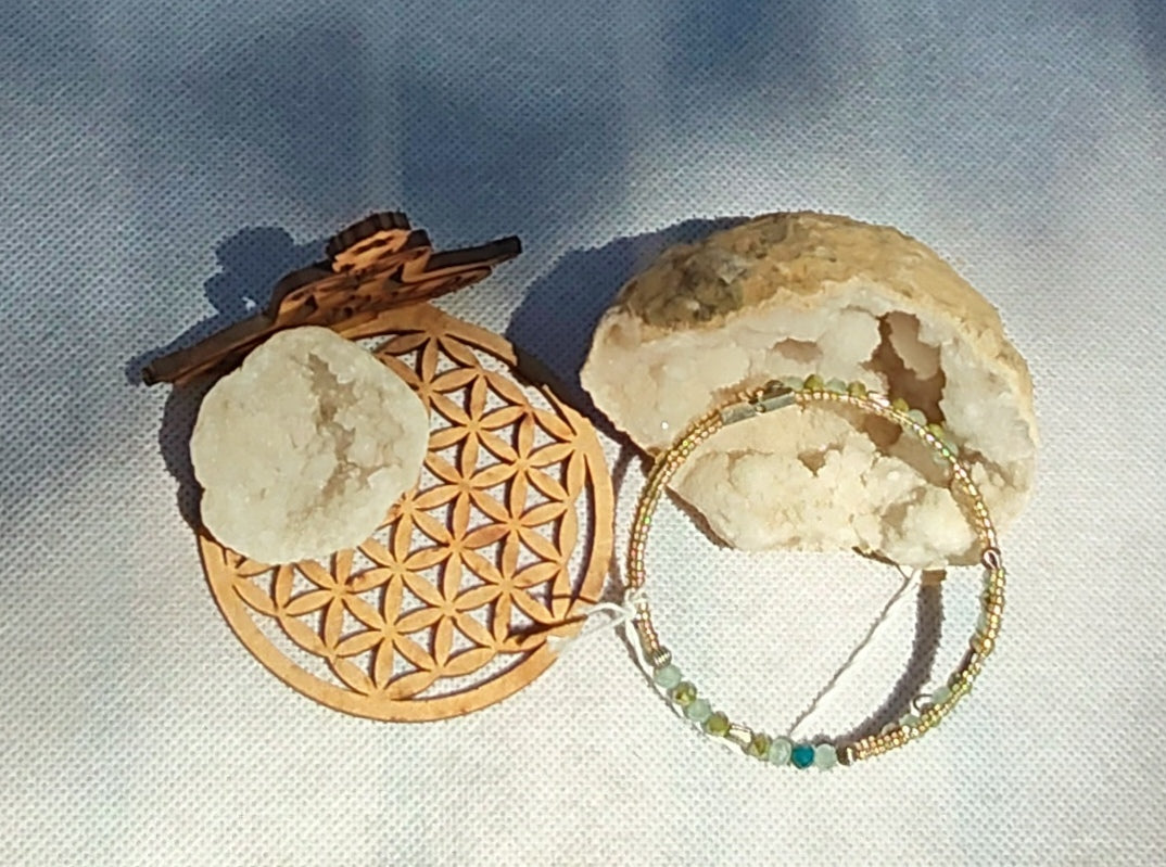 Bracelet "Vert douceur"
