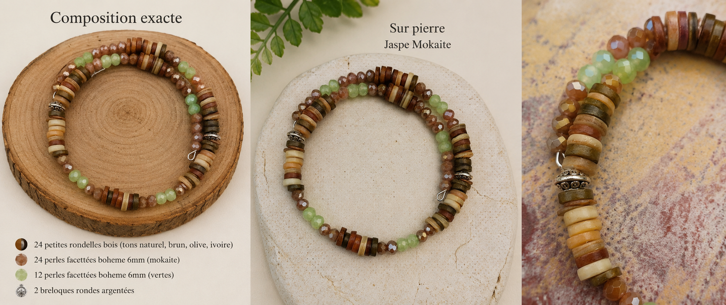 Bracelet " Mémoire Mokaite"
