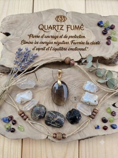 Pendentif "Quartz Fumé"