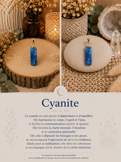 Pendentif "Cyanite"