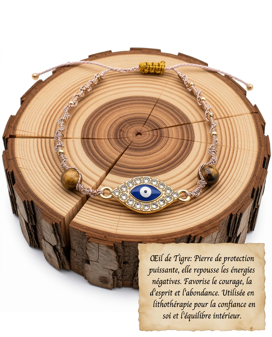 Bracelet " Oeil tigré"