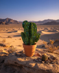 Origami "Cactus verdure"