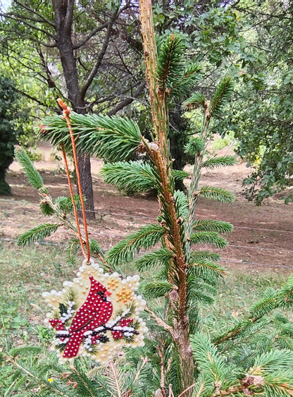 Décoration de Noël oiseau