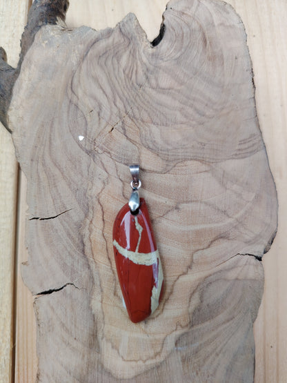 Pendentif "Jaspe-Rouge"