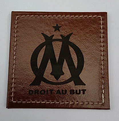 Dessous de verres en cuir