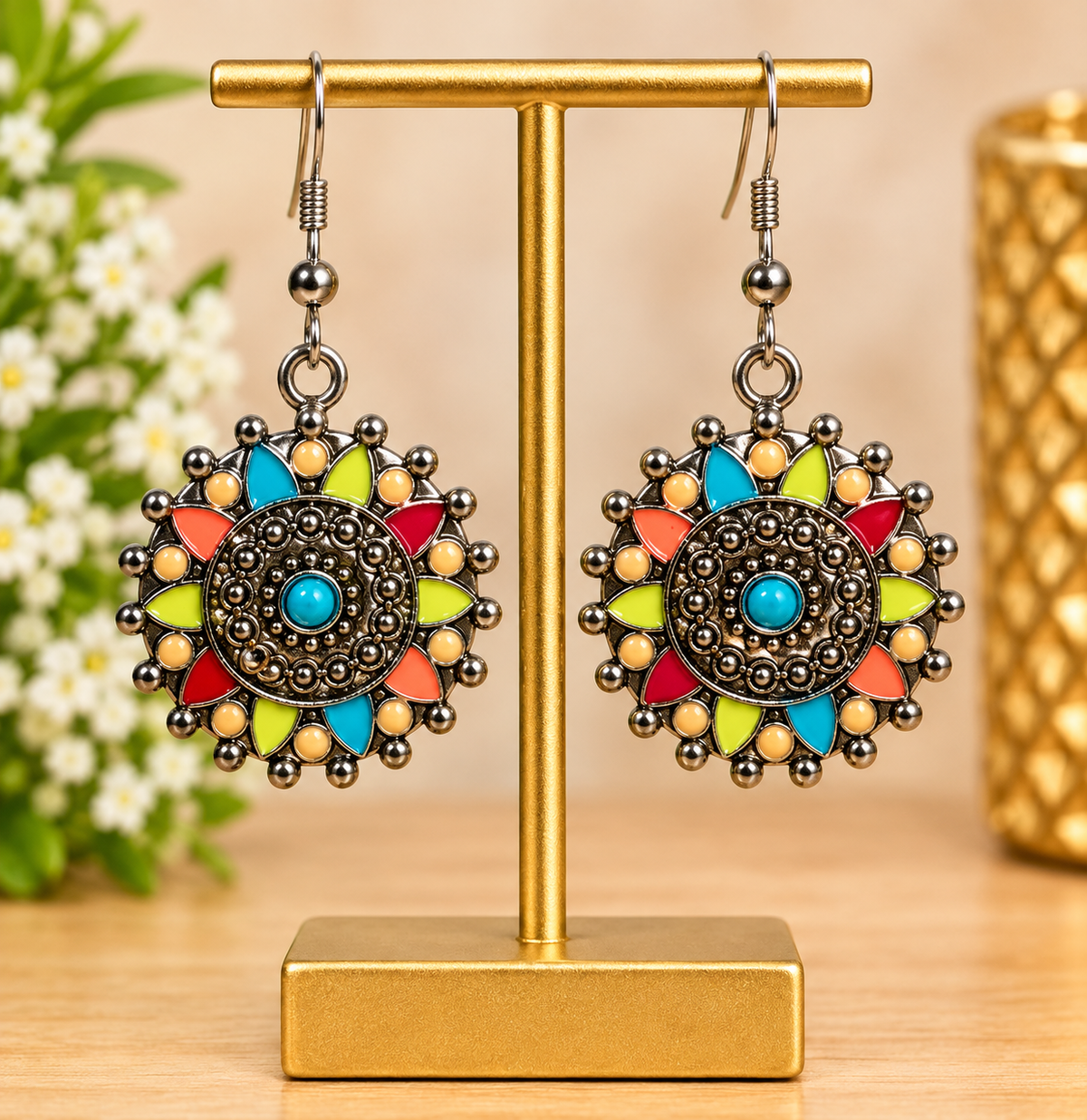 Boucles d'oreilles "Colorées"