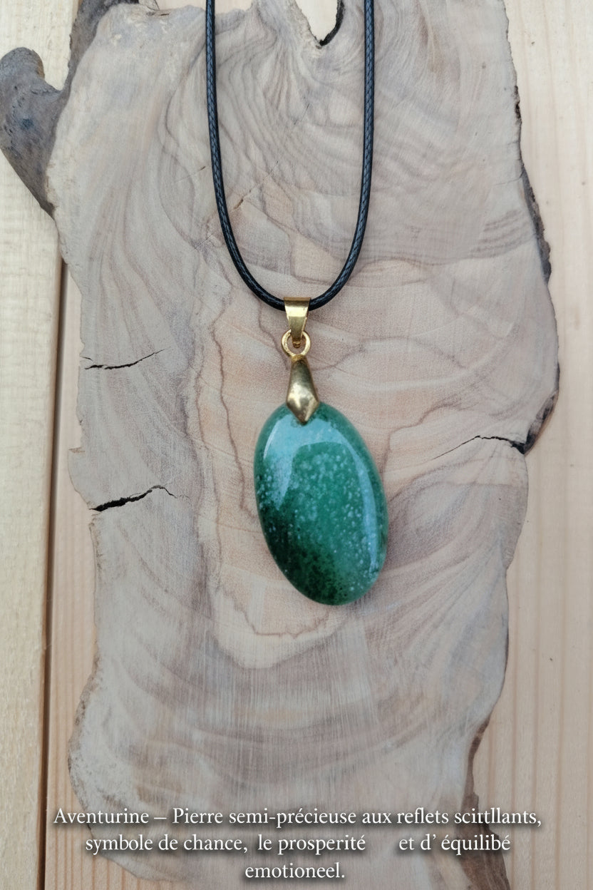 Pendentif "Aventurine"