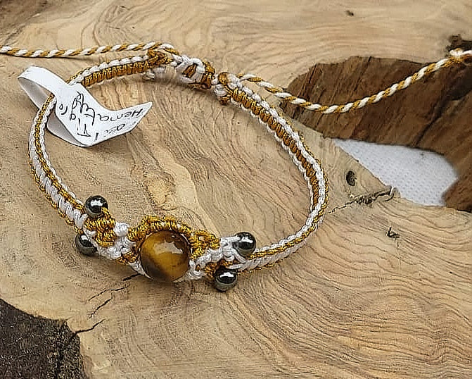 Bracelet "Macramé Tigre"
