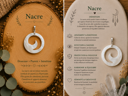Pendentifs "Nacre"