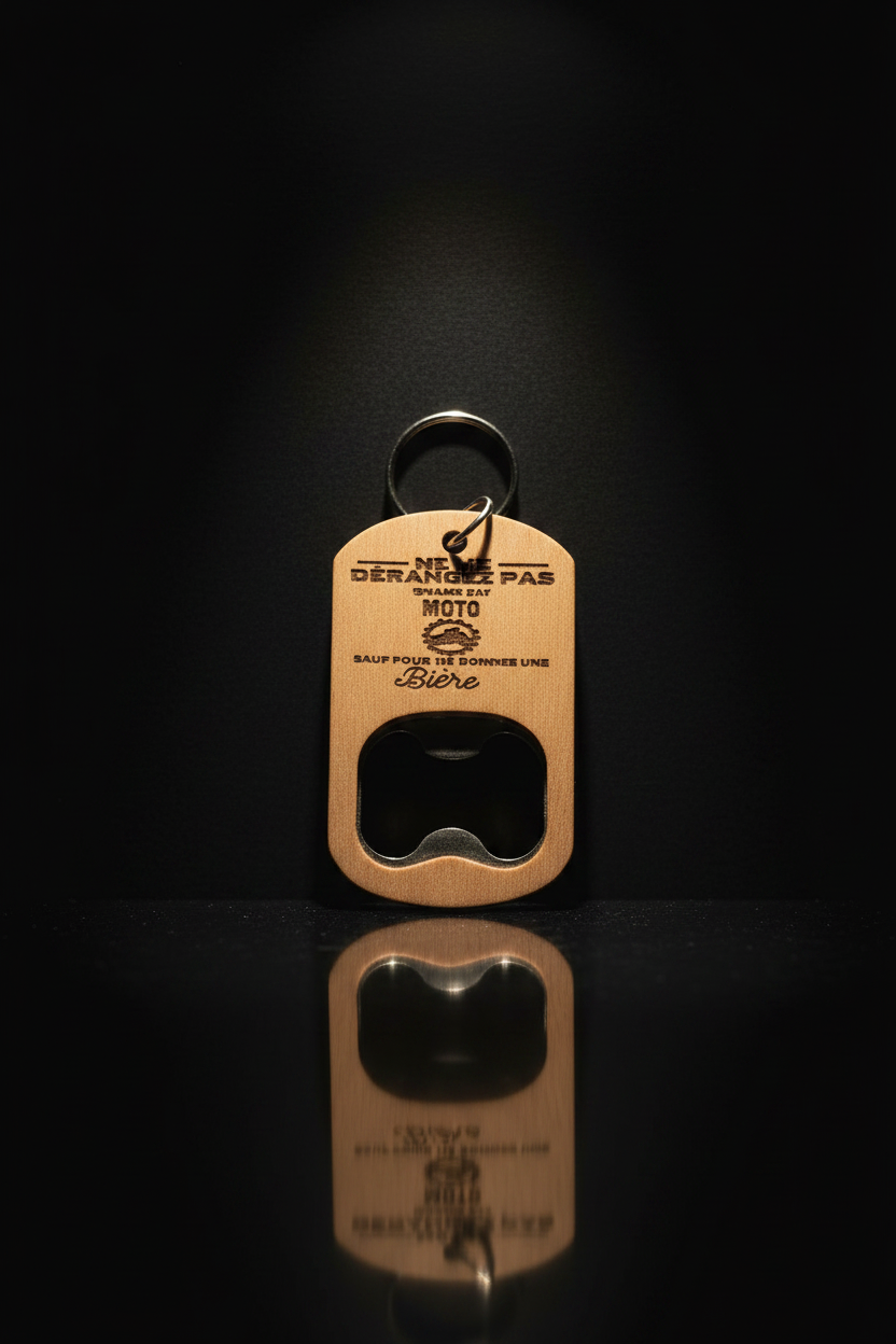Porte clé "Ouvre Bouteille Moto"