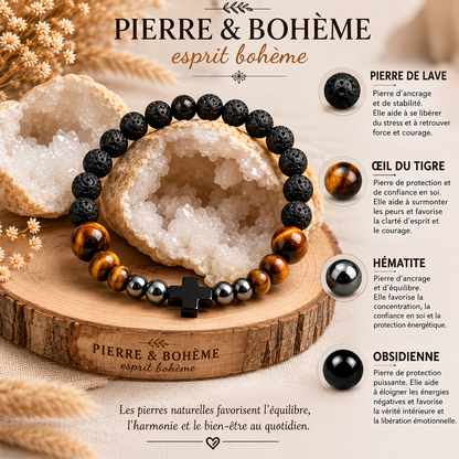 Bracelet "la croix de protection"