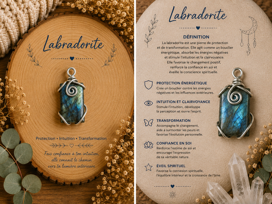 Pendentif "Labradorite"