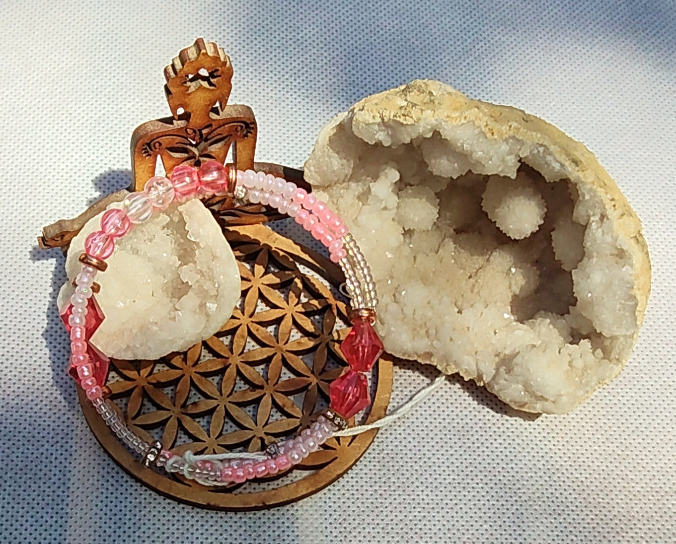 Bracelet " Douce rose "