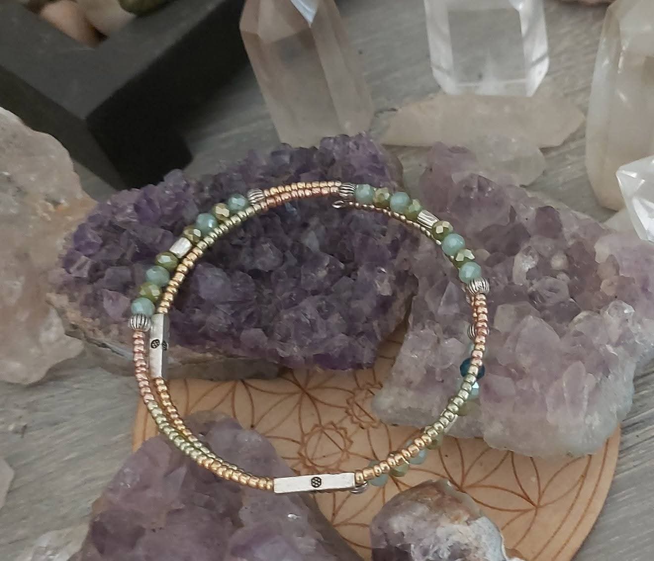 Bracelet "Vert douceur"