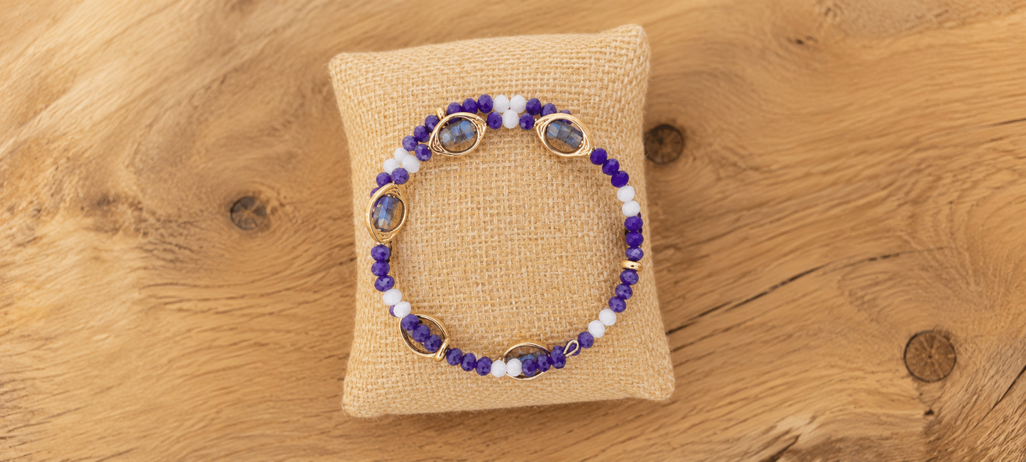 Bracelet"Bleu nuit"