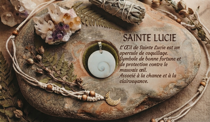 Pendentif " Sainte Lucie"