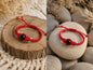 Bracelet "Macramé Obsidienne"