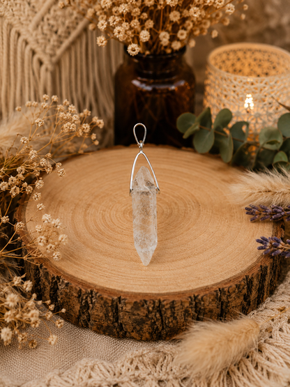 Pendentif "Pointe Cristal de roche"