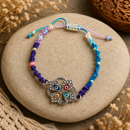 Bracelet "Fleur Macramé"