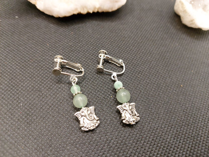 Boucles d'oreilles "Aventurine"