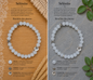 Bracelet "Selenite Om"