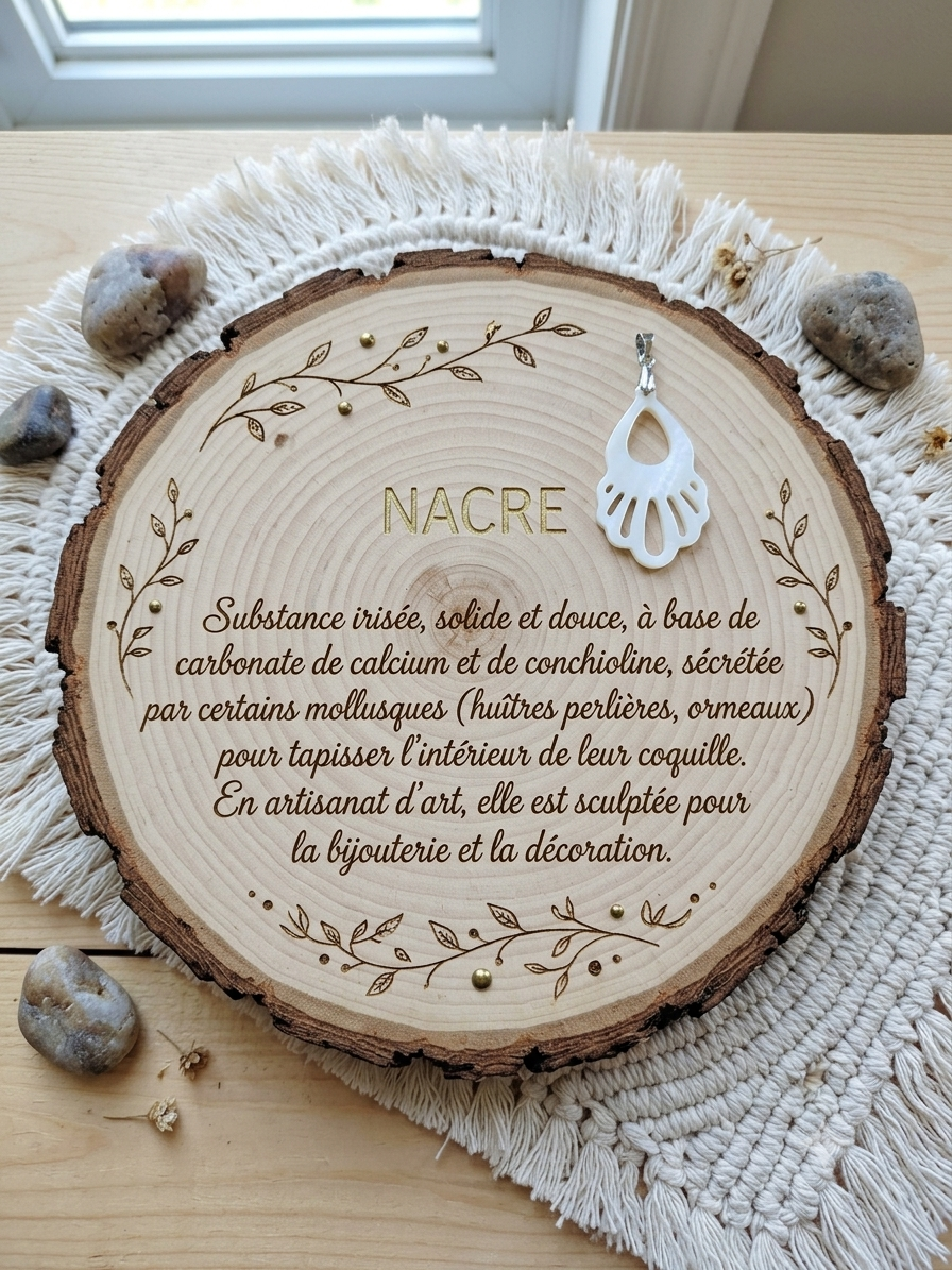 Pendentif "Nacre"
