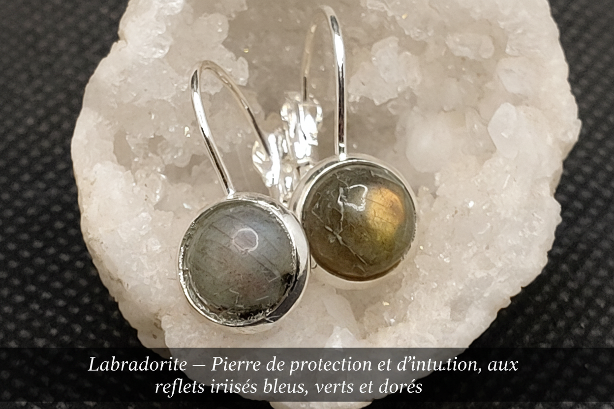 Boucles d'oreilles "protection"