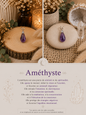 Pendentif "Goutte Améthyste"