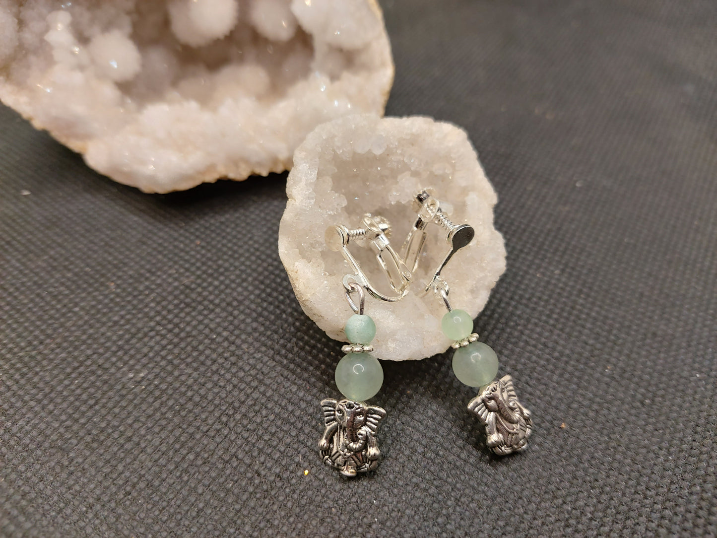 Boucles d'oreilles "Aventurine"