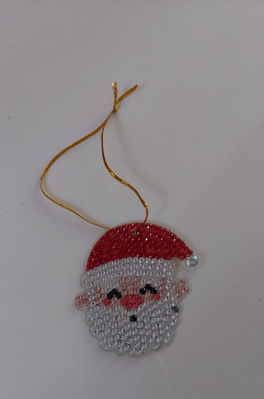 Décoration de Noël ( tête du Père Noël)