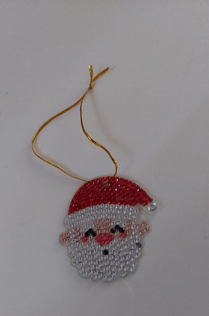 Décoration de Noël ( tête du Père Noël)
