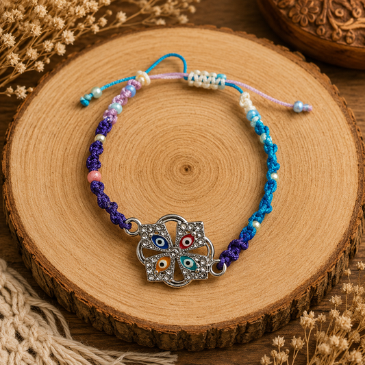 Bracelet "Fleur Macramé"