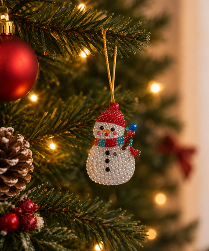 Décoration de Noël (bonhomme de neige)
