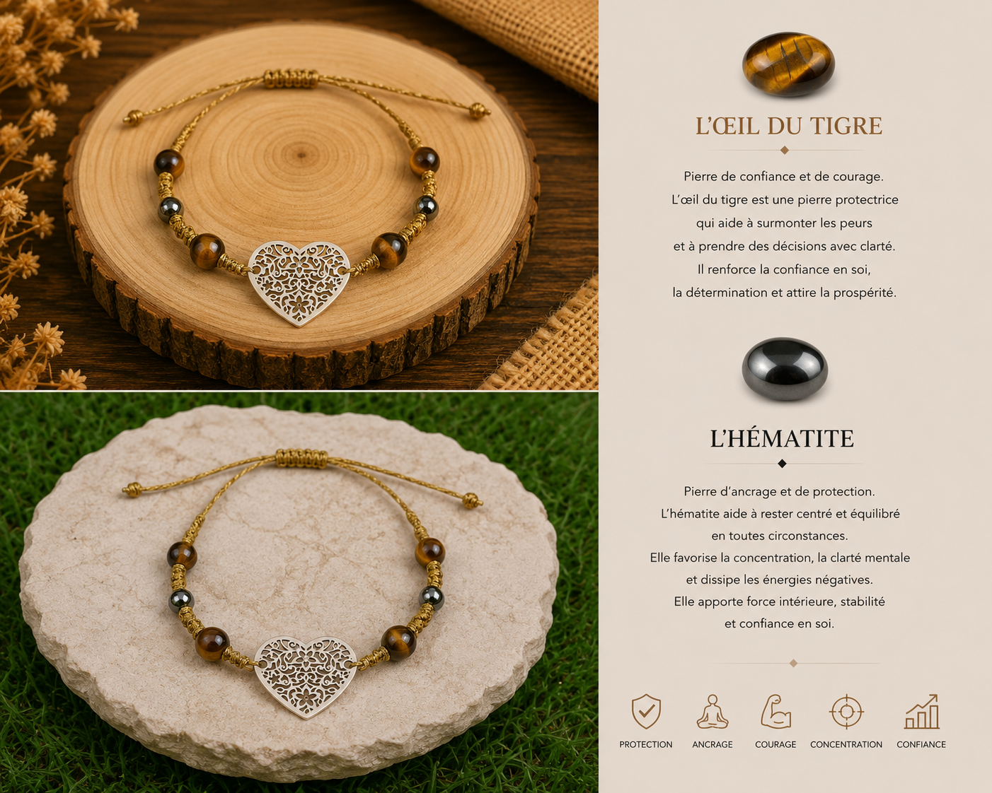 Bracelet "coeur"